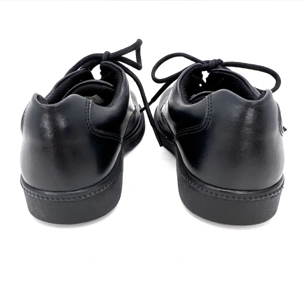 Clarks Shoes Black Leather Lace-up Dress Shoes Boy’s Size 1 School Uniform New